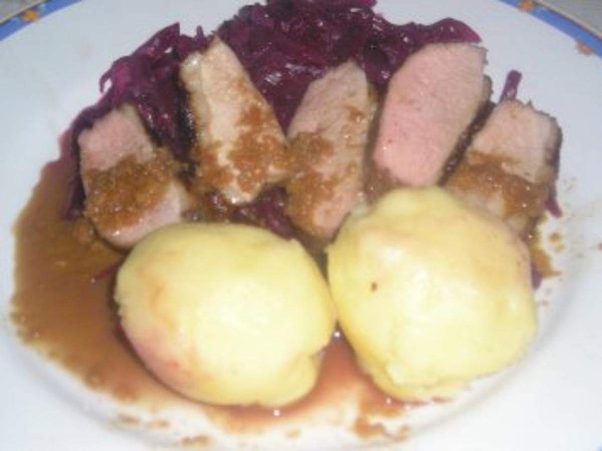 Bilder für Entenbrust mit Rotweinsauce Rezept