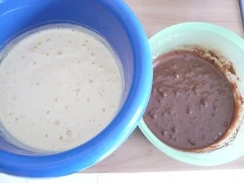 Rezept: Schwarz- weisse Biskuitrolle Bild Nr. 4 Schwarz- weisse Biskuitrolle - Rezept - Bild Nr. 4