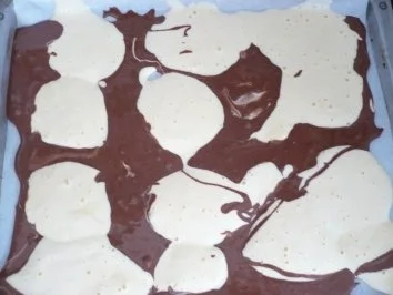 Rezept: Schwarz- weisse Biskuitrolle Bild Nr. 5 Schwarz- weisse Biskuitrolle - Rezept - Bild Nr. 5