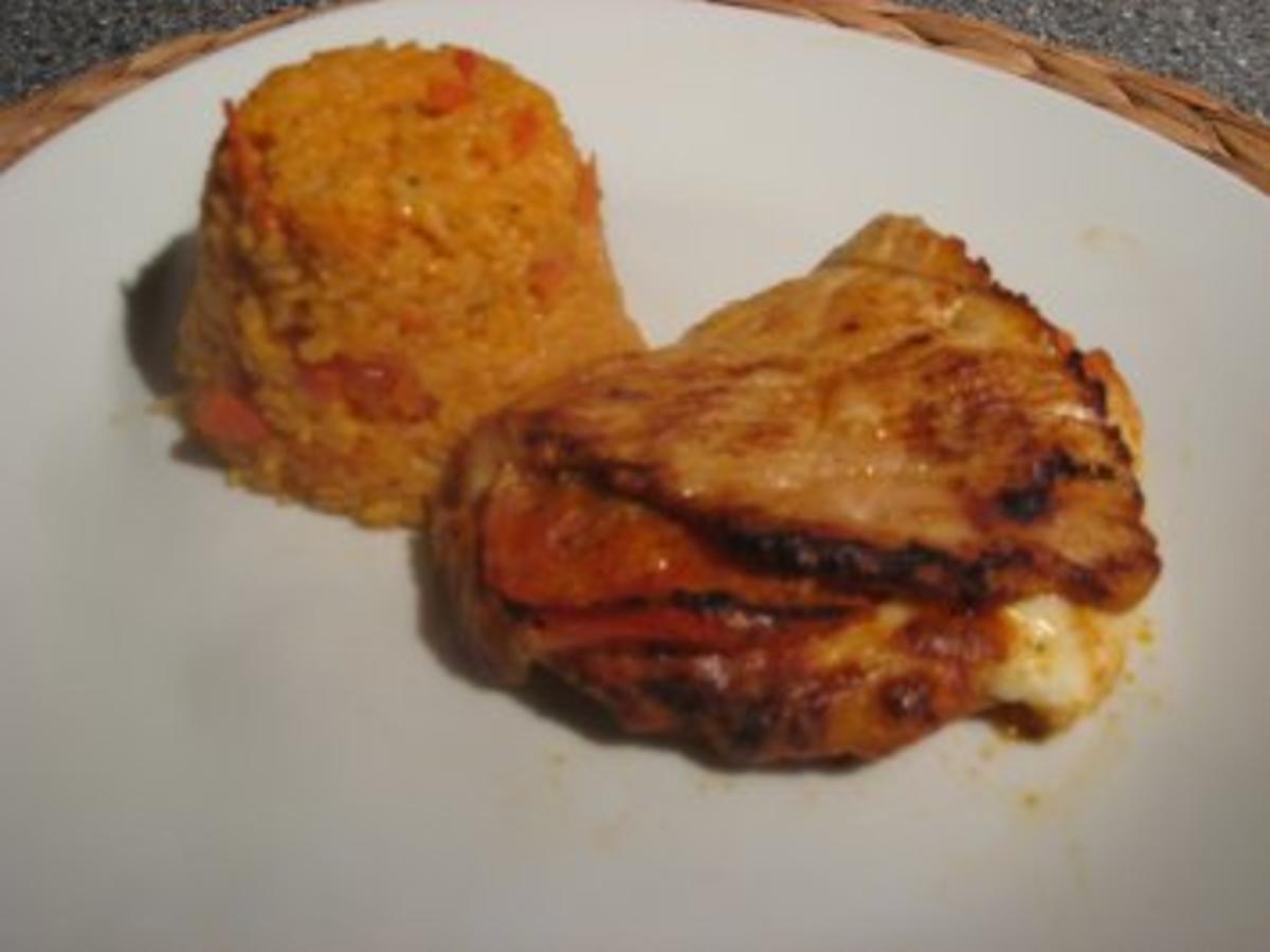 Mediterran gefüllte Putenschnitzel - schnell &amp; einfach - von julchen ...
