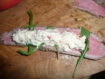 ROASTBEEF:gefüllte Roastbeef-Röllchen - Rezept - Bild Nr. 4