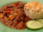 Chili con carne - con carne de res - Mexico - Rezept