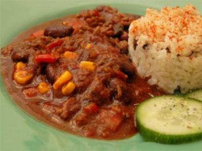 Rezept: Chili con carne - con carne de res - Mexico Chili con carne - con carne de res - Mexico - Rezept