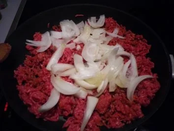 Zwiebel - Mozzarella - Hackfleisch - Rezept - Bild Nr. 2