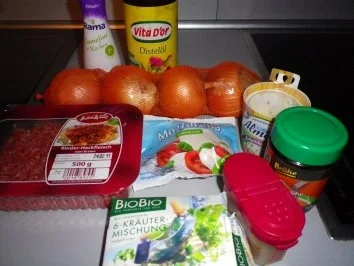 Zwiebel - Mozzarella - Hackfleisch - Rezept - Bild Nr. 3