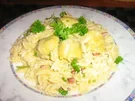 Mini-Farfalle mit Artischocken-Schinken-Sauce - Rezept