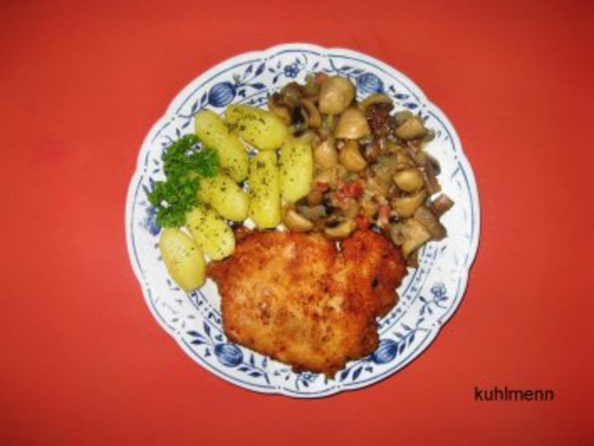 Champignonpfanne mit Champignons frisch und Zwiebel frisch - Rezept mit ...