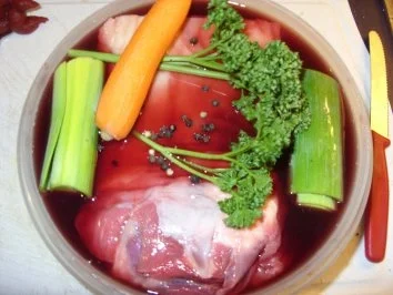 Rezept: D: Burgunderbraten Bild Nr. 2 D: Burgunderbraten - Rezept - Bild Nr. 2