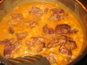 Geflügel:  Hähnchenleberpfanne... - Rezept - Bild Nr. 2