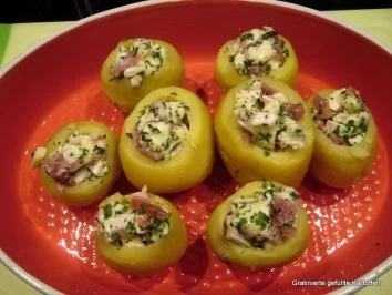 Gratinierte gefüllte Kartoffeln - Rezept - Bild Nr. 2