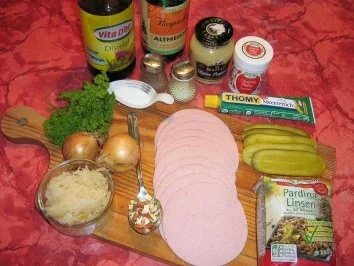 Rezept: Wurstsalat mit Linsen... Bild Nr. 2 Wurstsalat mit Linsen... - Rezept - Bild Nr. 2