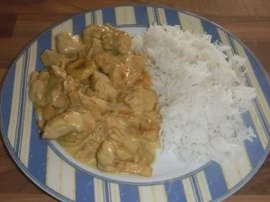 Putencurry mit Basmatireis - Rezept