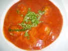Käseklößchen in Tomatensuppe - Rezept
