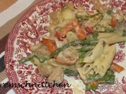 Nudelauflauf mit Reste - Rezept