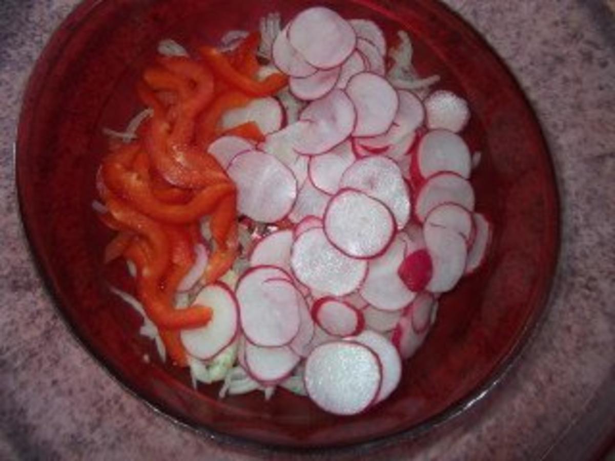 Rot, Weißer Salat Dieter´s Art - Rezept - Bild Nr. 3