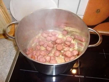 Wirsing Schmorkohl mit Schinkenwurst - Rezept - Bild Nr. 2
