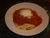 Rezept: Nudelgerichte: Spaghetti mit einer Gemรผse-Tomaten-Sosse Nudelgerichte: Spaghetti mit einer Gemรผse-Tomaten-Sosse - Rezept