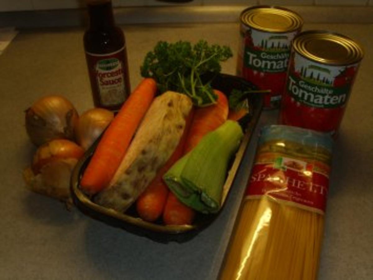 Nudelgerichte: Spaghetti mit einer Gemüse-Tomaten-Sosse - Rezept - Bild Nr. 2