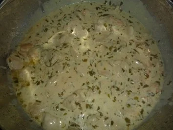 Rezept: Hühnerbrust geschnetzelt in Estragonsauce Bild Nr. 5 Hühnerbrust geschnetzelt in Estragonsauce - Rezept - Bild Nr. 5