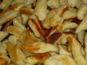 Rezept: Buwespitzle aus der Pfanne Buwespitzle aus der Pfanne - Rezept