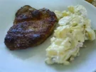 Kartoffelsalat mit Knusperschnitzel - Rezept