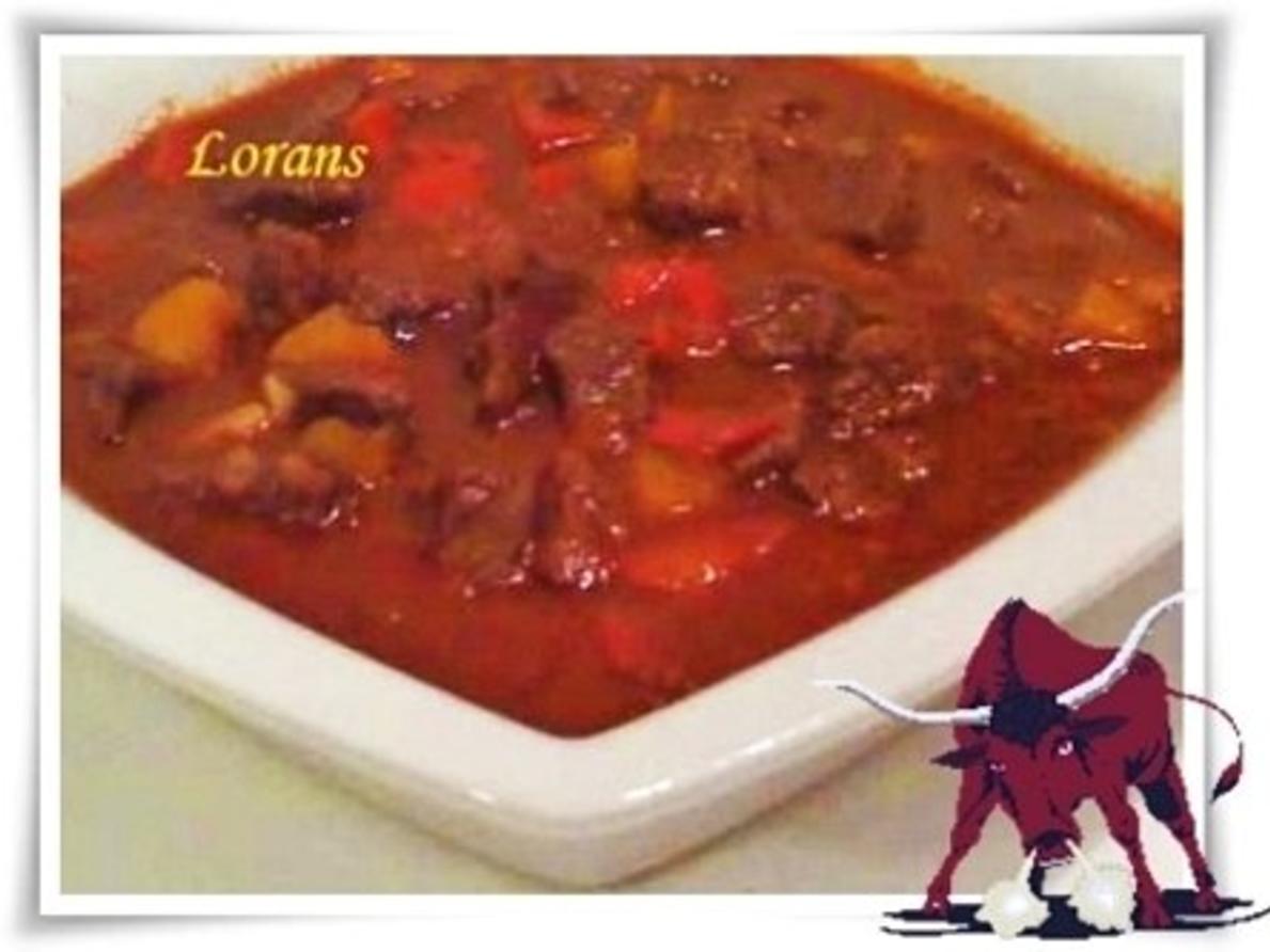 Paprika - Rotwein - Gulasch - Rezept mit Bild - kochbar.de