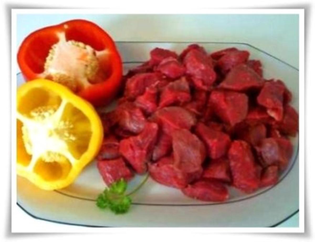 Paprika - Rotwein - Gulasch - Rezept - Bild Nr. 5