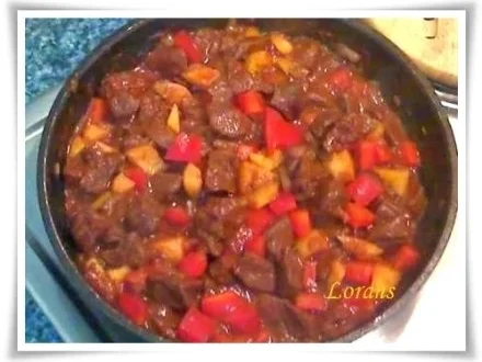 Paprika - Rotwein - Gulasch - Rezept - Bild Nr. 11