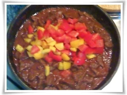 Paprika - Rotwein - Gulasch - Rezept - Bild Nr. 10