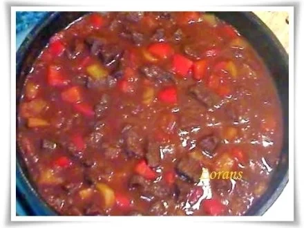 Paprika - Rotwein - Gulasch - Rezept - Bild Nr. 13