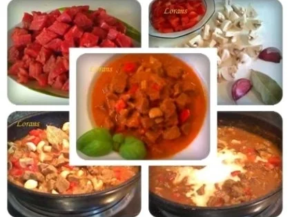 Rindergulasch mit Champignons in herzhaften Sauce - Rezept - Bild Nr. 12