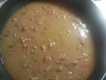 Geschnetzeltes mit Paprika und Champignons - Rezept - Bild Nr. 5