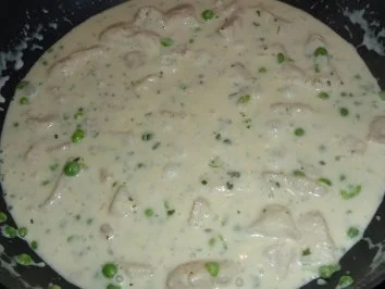 Rezept: Fisch - Sahnegeschnetzeltes Bild Nr. 2 Fisch - Sahnegeschnetzeltes - Rezept - Bild Nr. 2