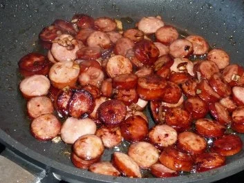 Eintopf: Pastinakeneintopf mit Schinkenknacker - Rezept - Bild Nr. 4