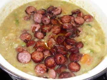 Eintopf: Pastinakeneintopf mit Schinkenknacker - Rezept - Bild Nr. 5