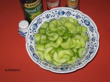 Rezept: Gurkenpfanne Bild Nr. 4 Gurkenpfanne - Rezept - Bild Nr. 4