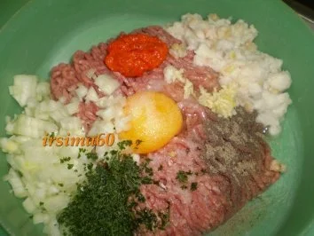 Rezept: Frikadellen mit Paprikagemüse Bild Nr. 6 Frikadellen mit Paprikagemüse - Rezept - Bild Nr. 6