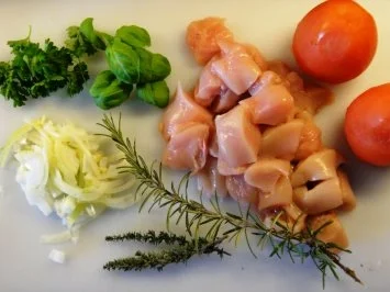 Rezept: Poulet au Curry-Calvados e Gnocchi a la Romana Bild Nr. 3 Poulet au Curry-Calvados e Gnocchi a la Romana - Rezept - Bild Nr. 3