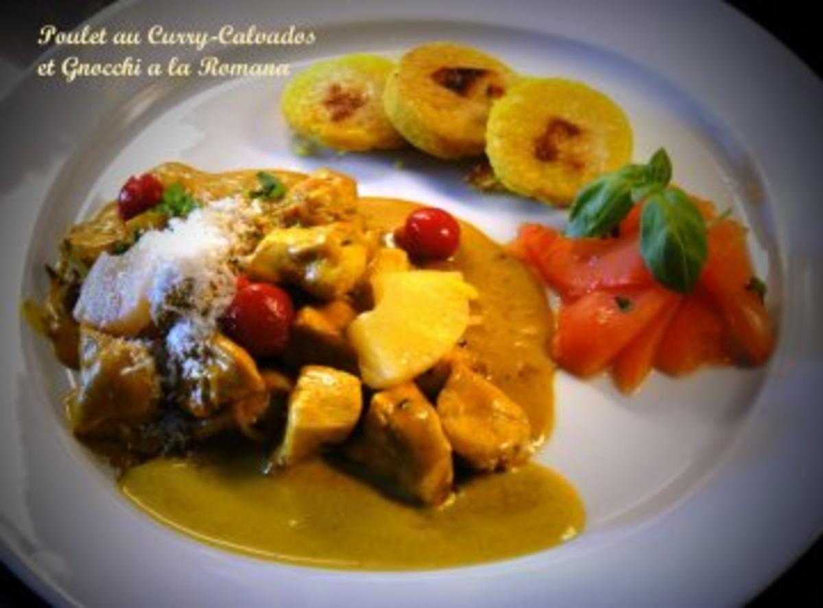 Poulet au Curry-Calvados e Gnocchi a la Romana - Rezept - Bild Nr. 9
