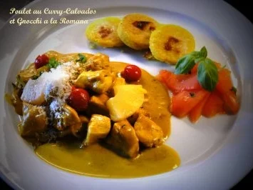 Rezept: Poulet au Curry-Calvados e Gnocchi a la Romana Bild Nr. 9 Poulet au Curry-Calvados e Gnocchi a la Romana - Rezept - Bild Nr. 9