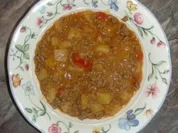 Hackpfanne mit Kartoffeln und Paprika - Rezept