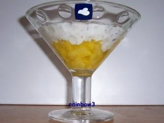 Dessert: Ananas mit buntem Joghurt - Rezept - Bild Nr. 5