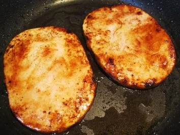 Putensteaks - mit Äpfeln und Zwiebeln... - Rezept - Bild Nr. 5