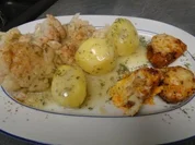 Schweinemedaillons eingelegt Mit Blumenkohl und Sektsauce, - Rezept