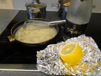 Schweinemedaillons eingelegt Mit Blumenkohl und Sektsauce, - Rezept - Bild Nr. 5