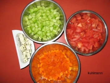 Rezept: Salatschüssel mediterran Bild Nr. 4 Salatschüssel mediterran - Rezept - Bild Nr. 4