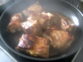 Fleisch ( geschmorte Rippchen ) - Rezept - Bild Nr. 3