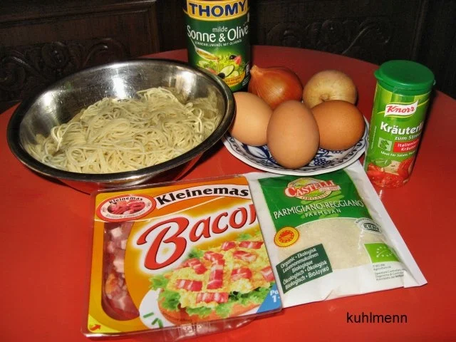 Spaghetti-Reste-Pfanne - Rezept - Bild Nr. 3