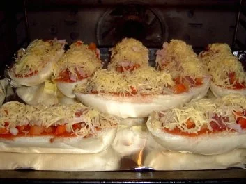 Brot: Baguette alla Pizza - Rezept - Bild Nr. 2