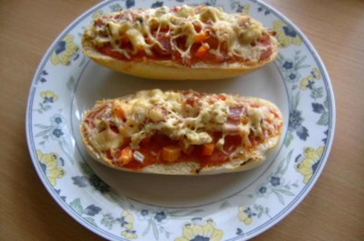 Brot: Baguette alla Pizza - Rezept - Bild Nr. 3